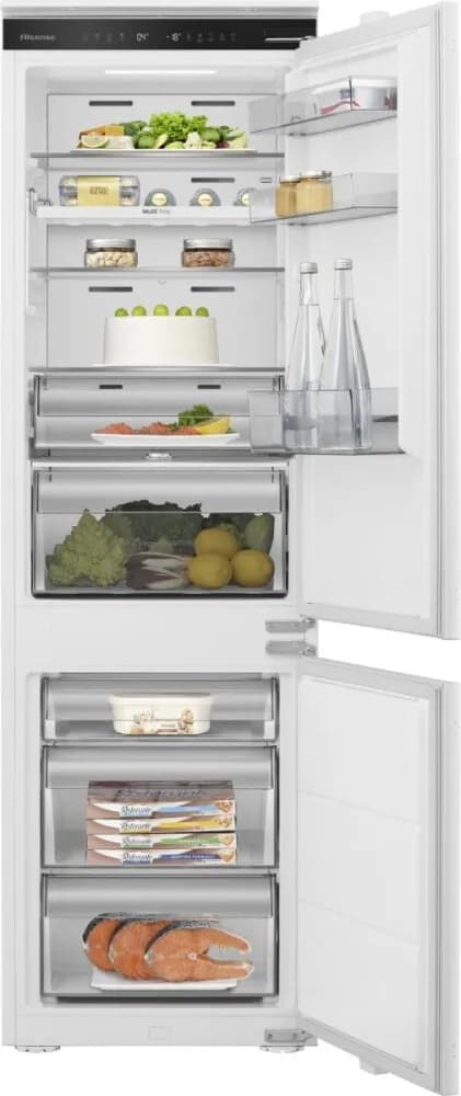 Hisense frigorifero Combinato da Incasso HBI54250E, 176 lt Frigo, 76 lt Freezer (totale 252 lt); 177,2 x 54 x 54,5 cm (A x L x P) – Euronics