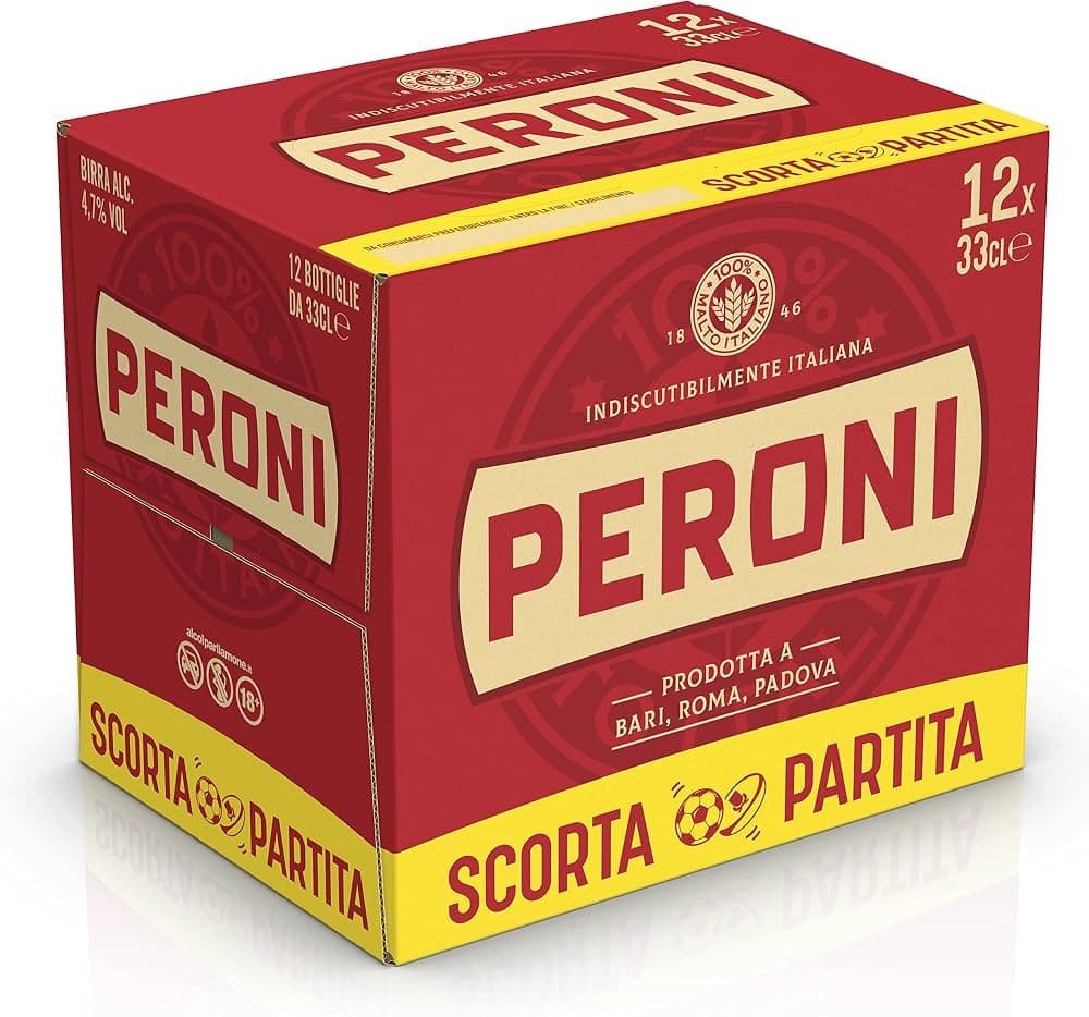 Birra lager Peroni, 33 cl x12 – Iper La grande i