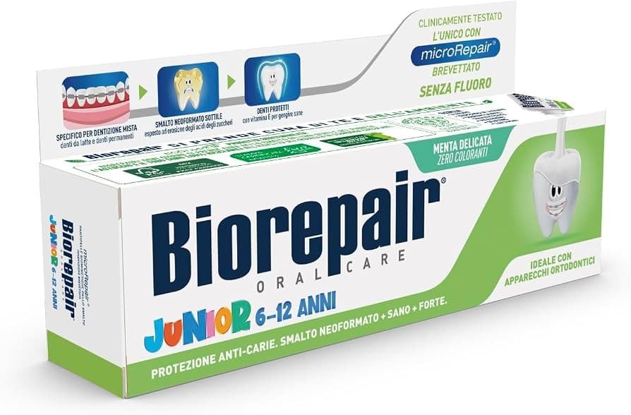 Biorepair dentifricio Junior 75 ml flacone in offerta da Lidl