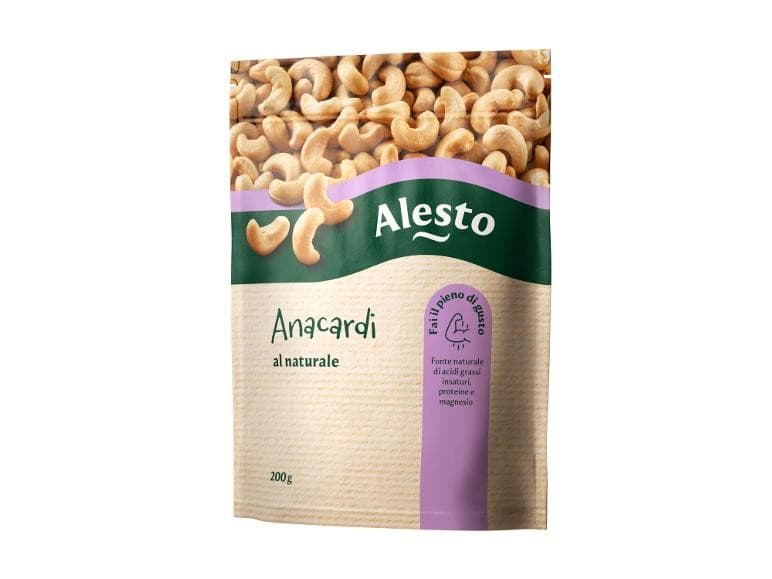 Anacardi al naturale, 200 g Alesto – Lidl