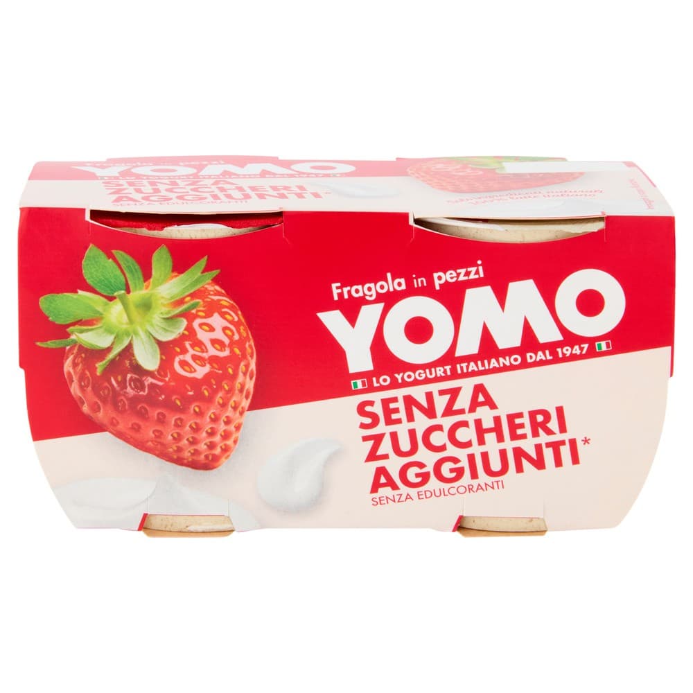 Yogurt senza zuccheri aggiunti gusti assortiti 125 g x2 Yomo in offerta da Iper La grande i