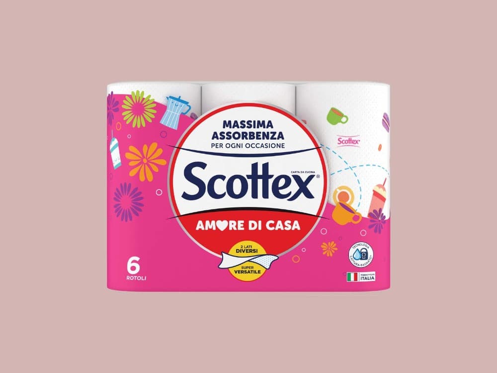 Carta Amore di Casa Scottex 6 rotoli in offerta da Carrefour