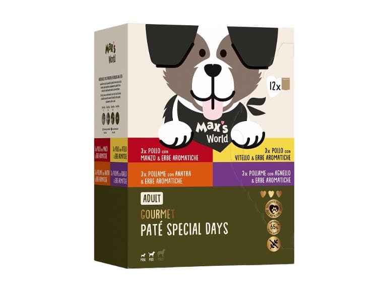 Max's World paté premium multipack per cani, 12 x 100 g – Lidl