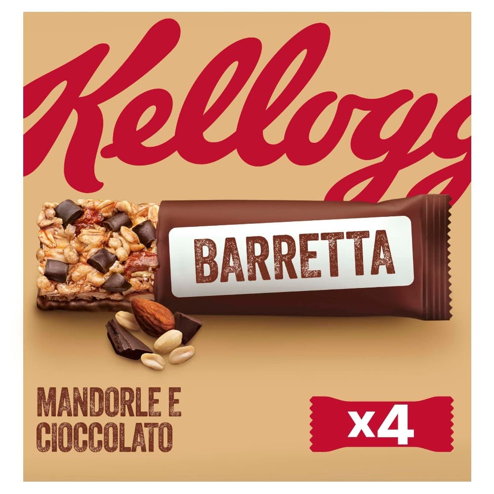 Barrette Mandorle Kellogg's, 128 g – Carrefour