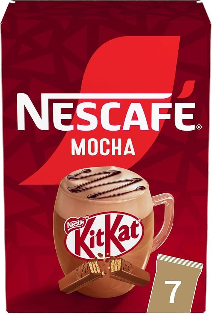 KitKat Mocha caffè solubile con latte e cacao 7 bustine Nescafé, 147 g – Bennet