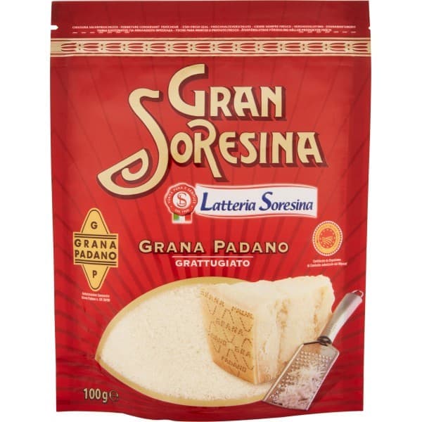Grana Padano grattugiato DOP 100 g LATTERIA SORESINA in offerta da Iper La grande i