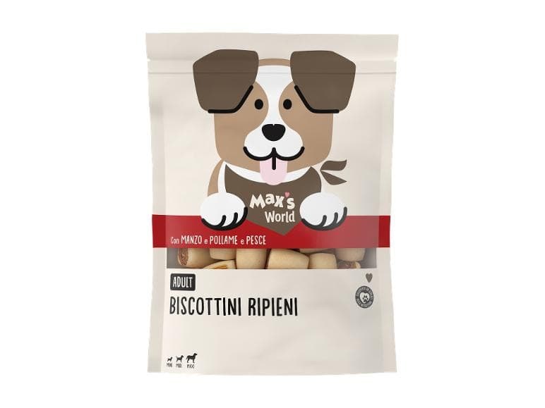 Max's World biscotti ripieni per cane, 500 g – Lidl