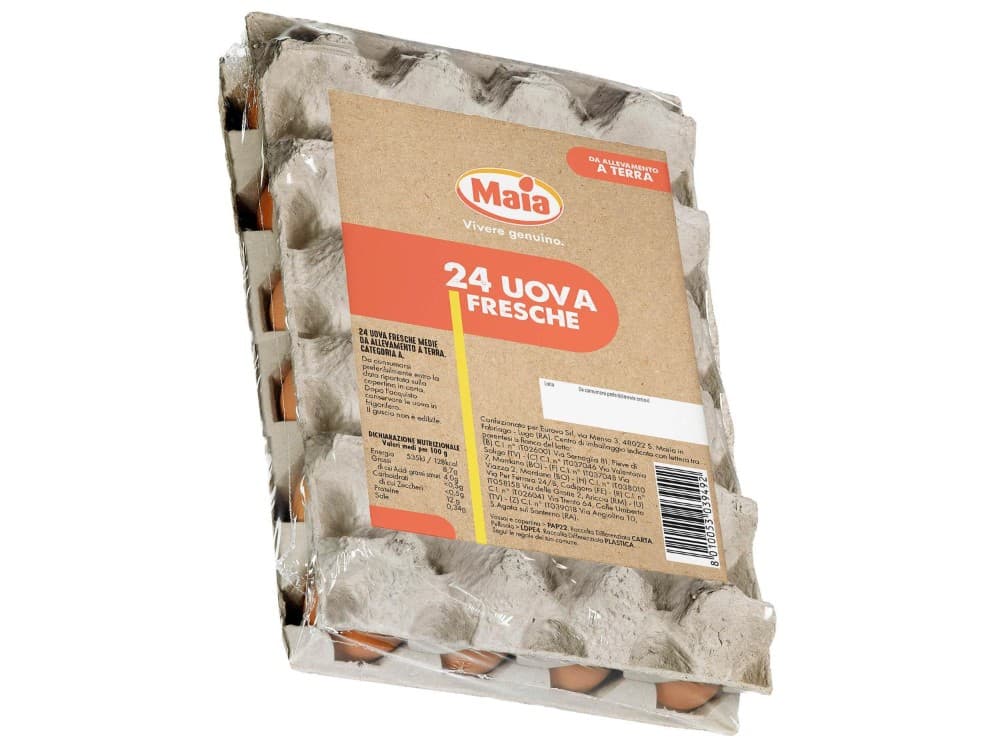 Maia uova fresche medie, 24 uova – Lidl