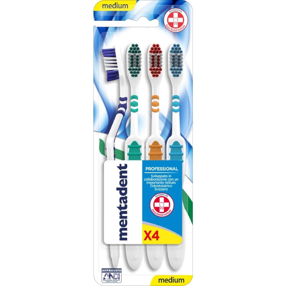 Spazzolino Professional, 4 pz Mentadent – Carrefour