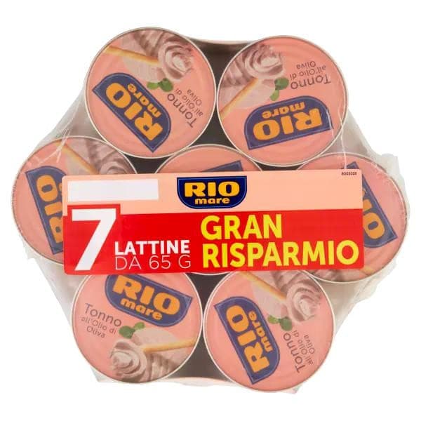 Tonno all'olio di oliva Rio Mare 7x65 g in offerta da Il Gigante