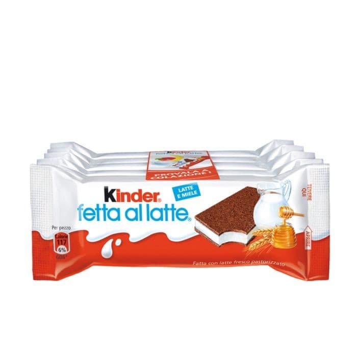 Fetta al latte Kinder, conf. da 5, g 140 – Bennet