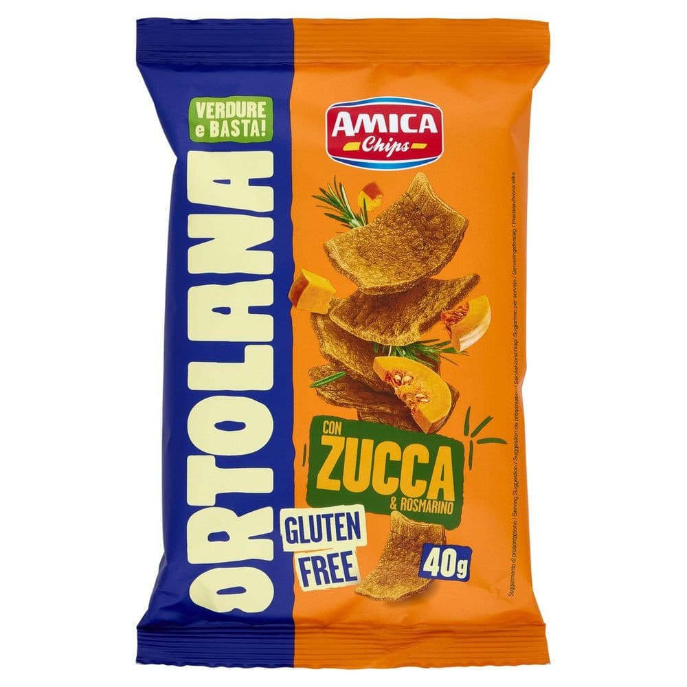 Ortolana alla Zucca e Rosmarino Amica chips, 40 g – Carrefour