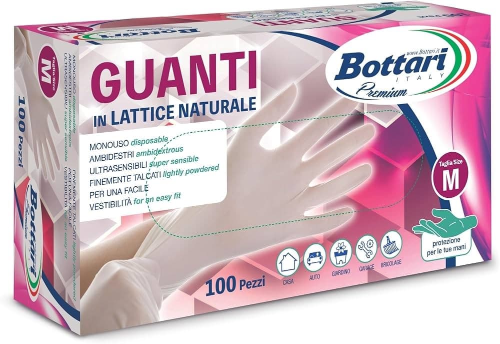Guanti Lattice Bottari 100 pezzi in offerta da Carrefour