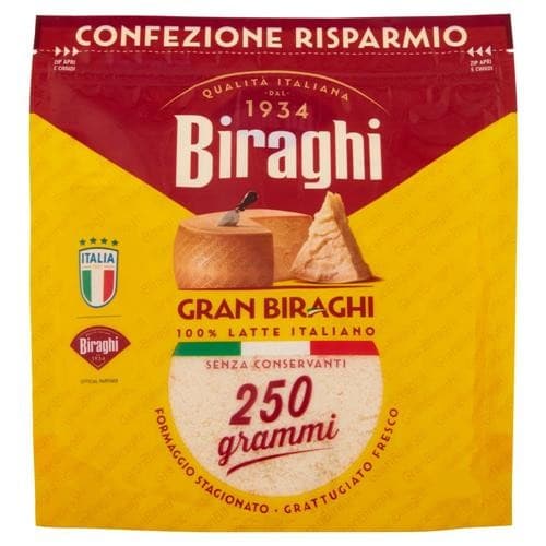 Grattugiato fresco Gran Biraghi 250 g in offerta da Panorama