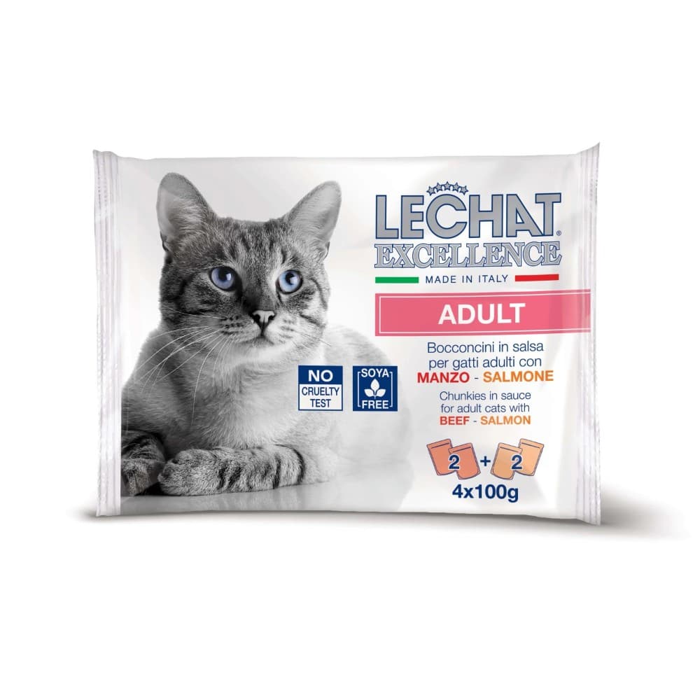 Cibo umido per gatti Lechat Excellence, kg 1,2 – Bennet