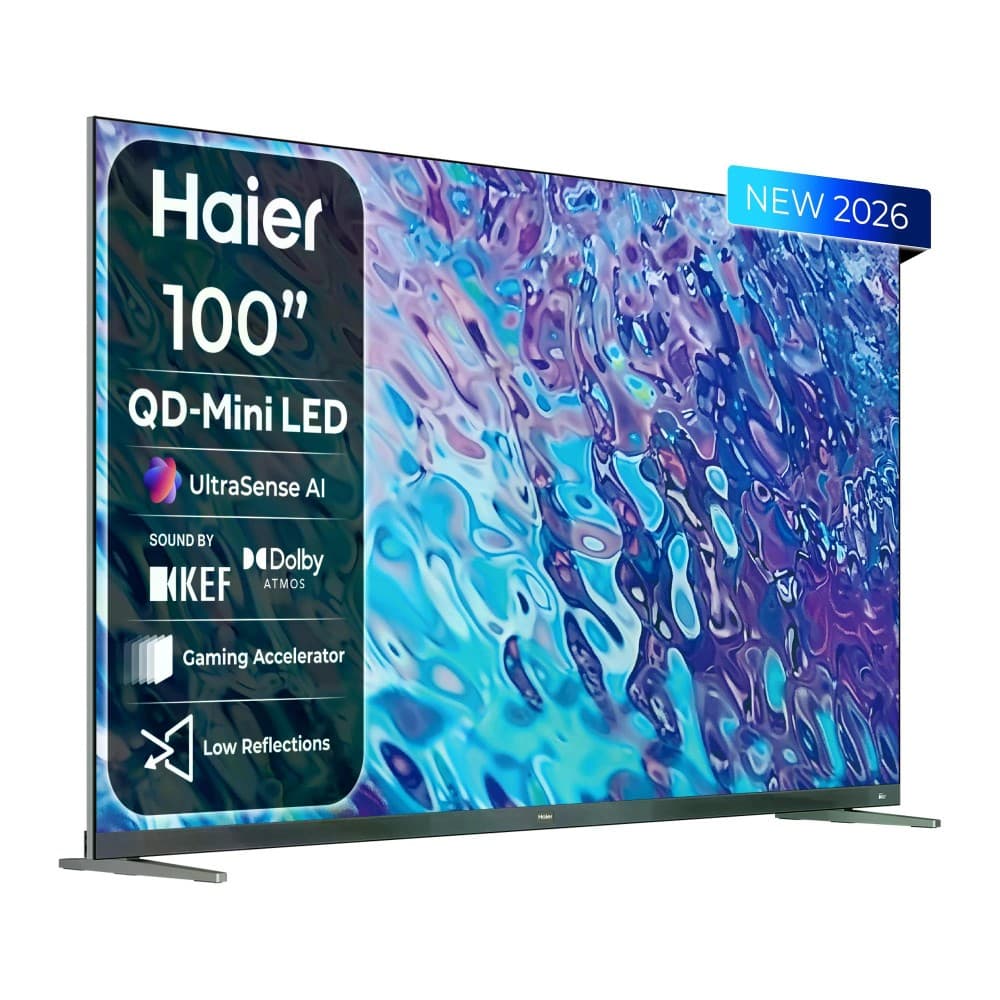 Smart TV QD-MiniLED Serie M96 H100M96 100" HAIER in offerta da Unieuro