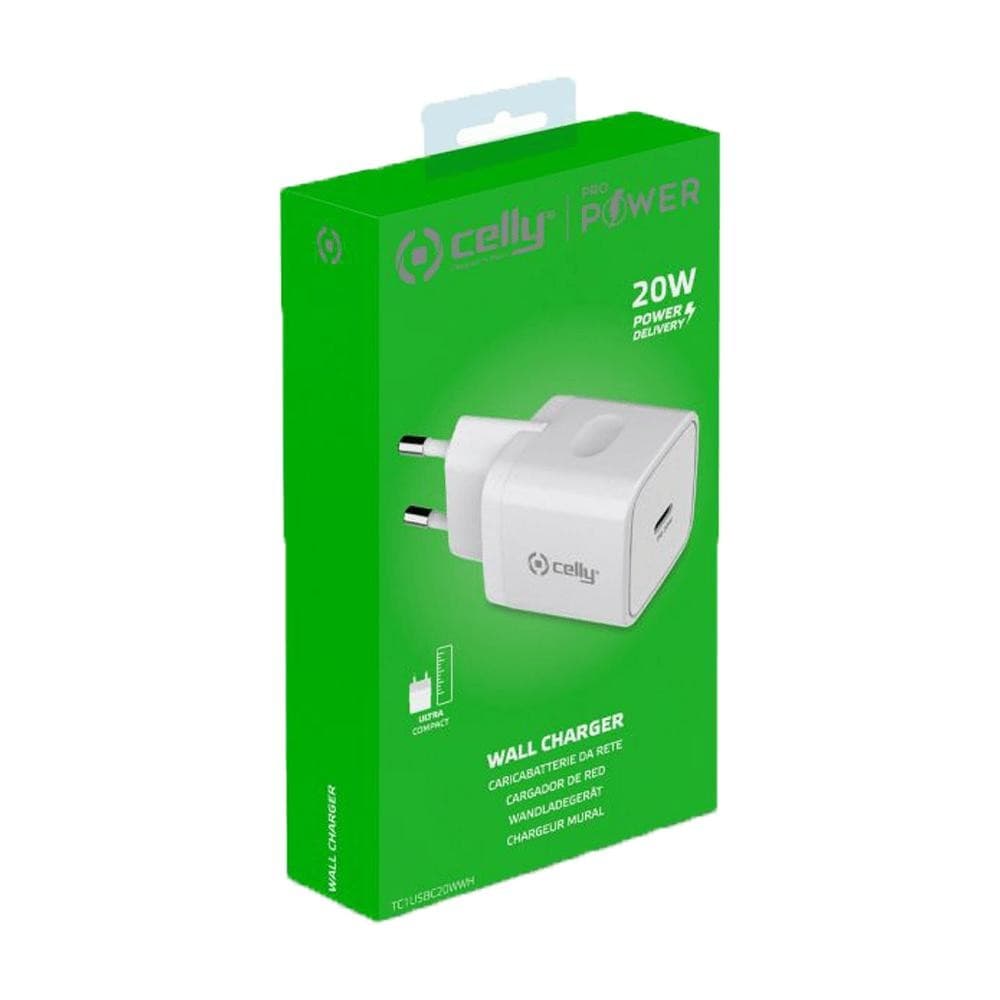 Celly caricabatterie da muro UPTC1USBC20W – Euronics
