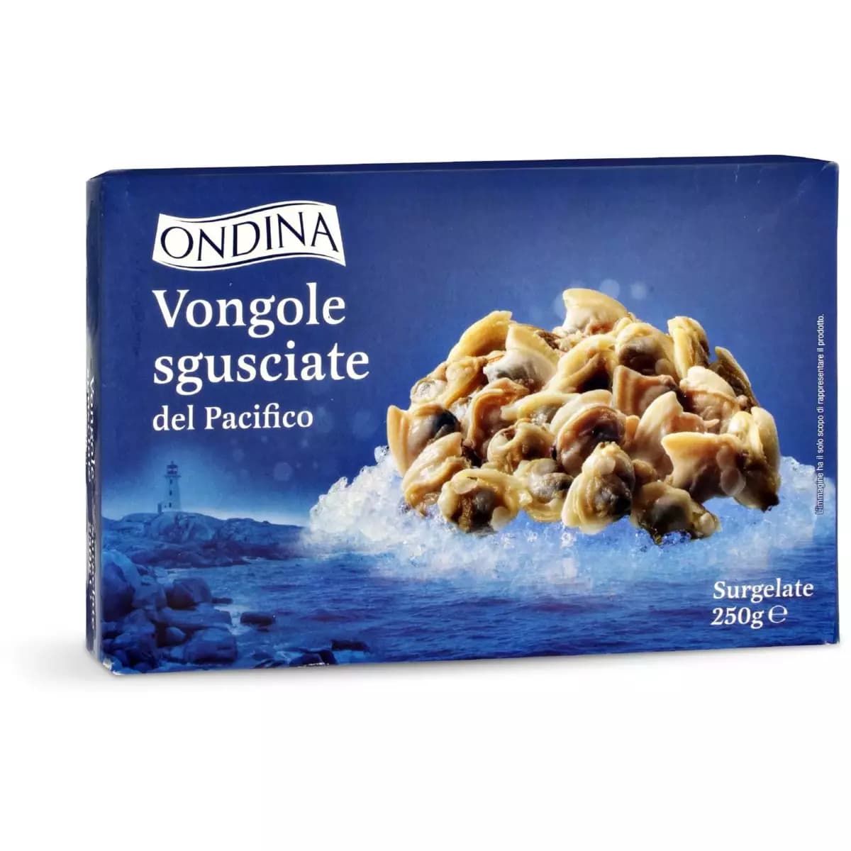 Ondina vongole sgusciate, 250 g/sgocc. 100 g – Eurospin