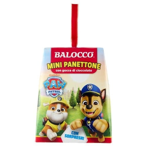 Mini panettoncino Paw Patrol o Winx con gocce di cioccolato Balocco, 90 g – Carrefour