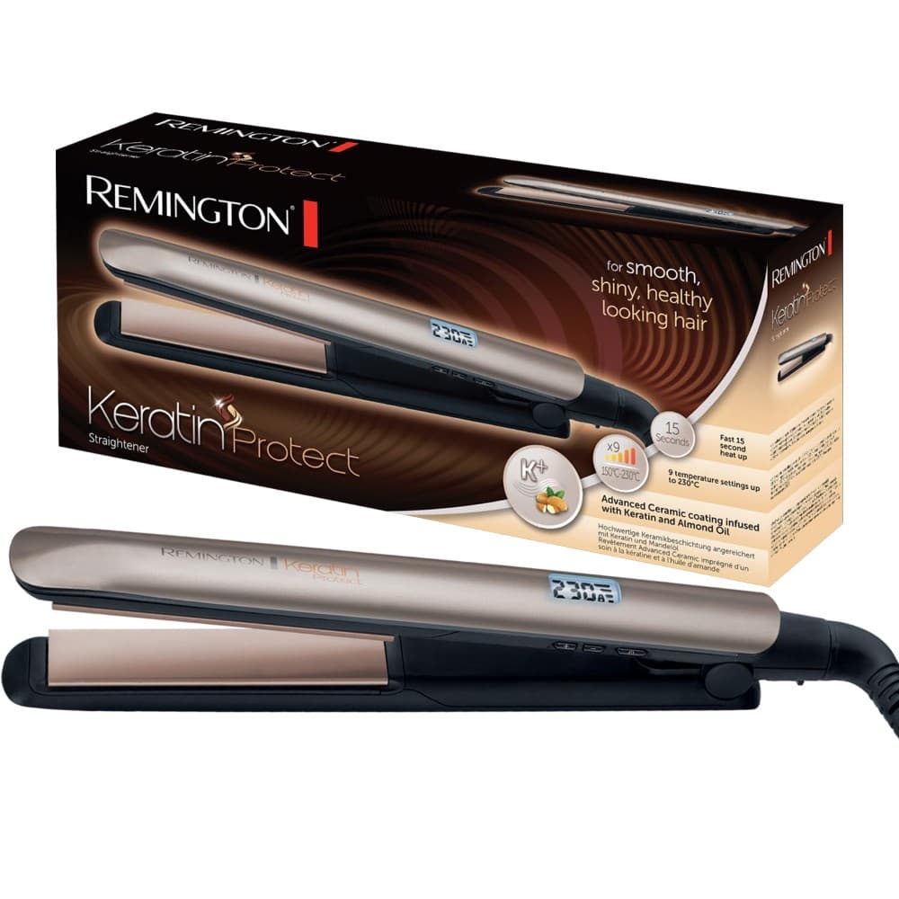 Piastra per capelli Keratin Therapy S8540 REMINGTON – Risparmio Casa