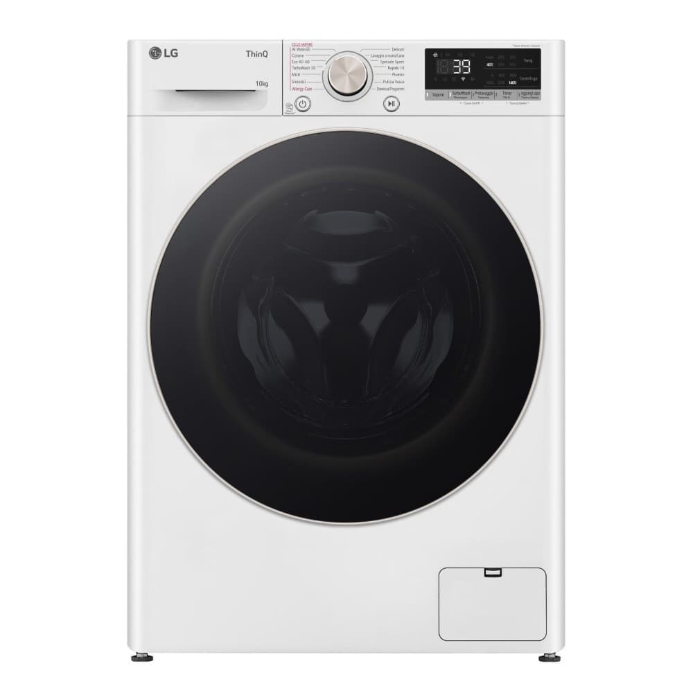 LG lavatrice F4R7010TSWG, 10 kg, 1400 giri – Euronics