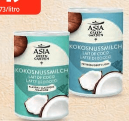 Asia Green Garden Latte di cocco