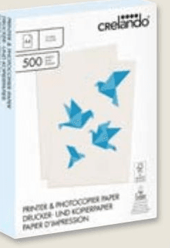 Risma di carta A4 500 fogli crelando in offerta da Lidl
