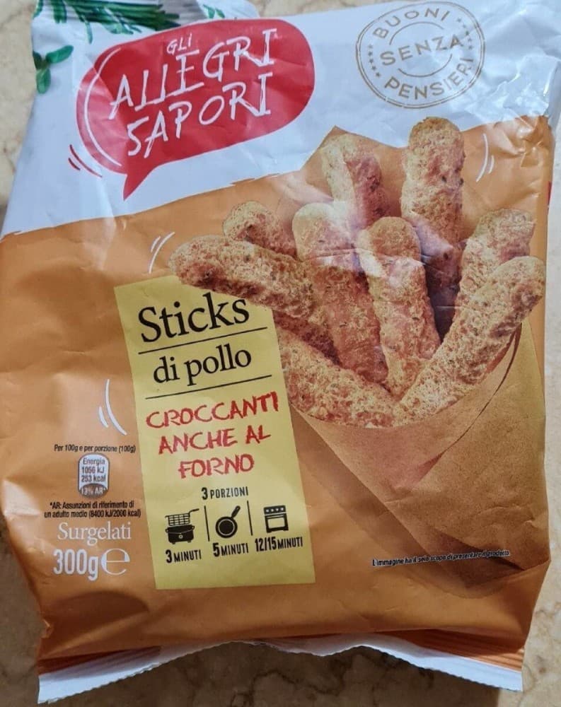 Sticks di pollo croccanti Gli Allegri Sapori, 300 g – Penny