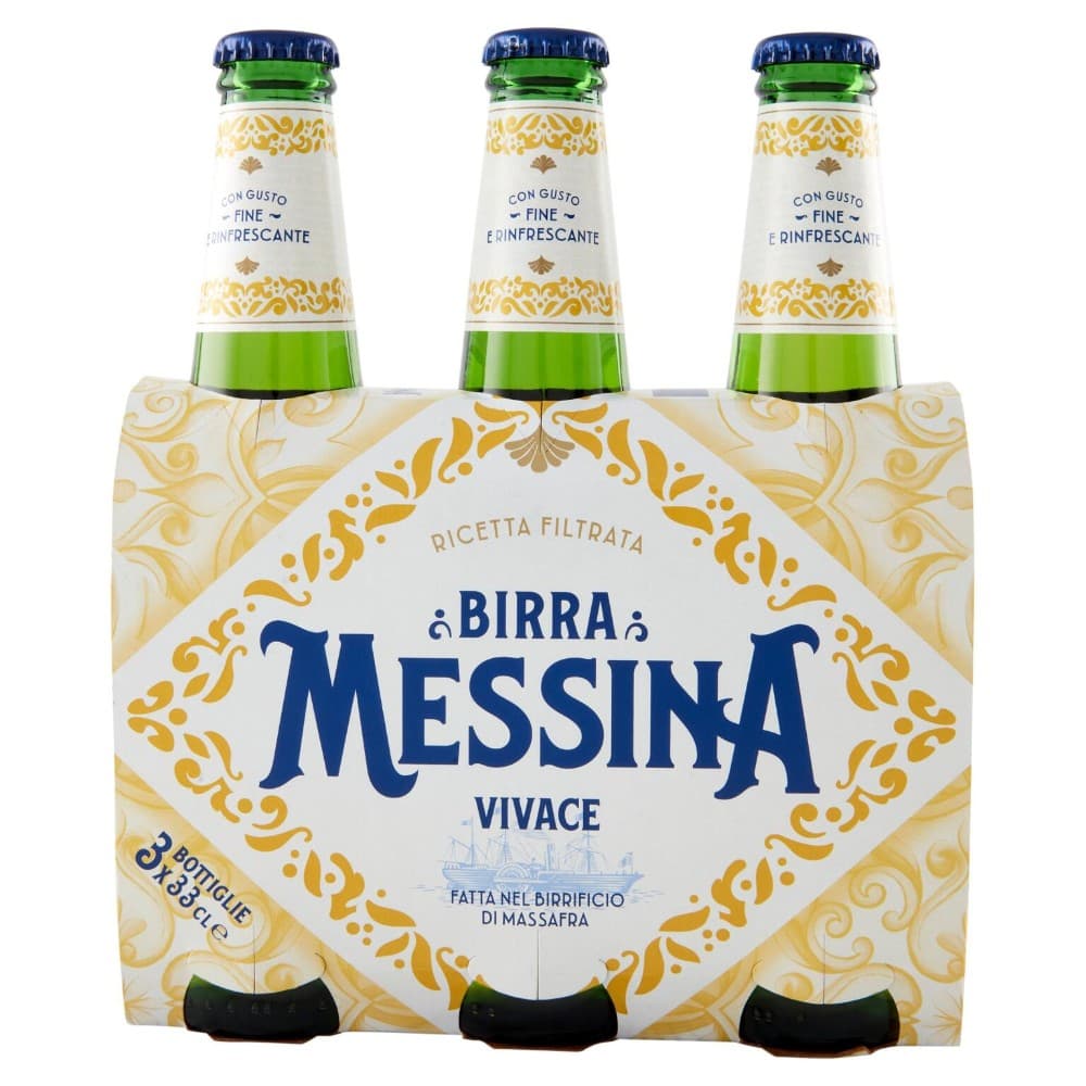 Birra ricetta Classica o Vivace 33 cl x3 Messina in offerta da Iper La grande i