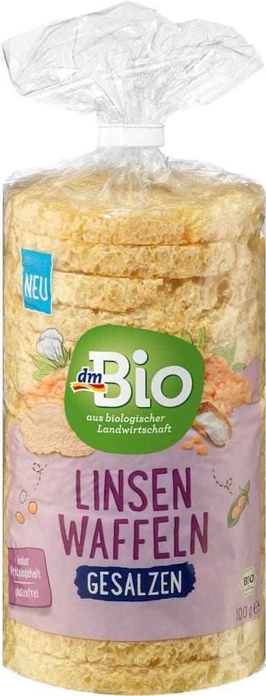 dmBio gallette di lenticchie, 100g – Dm