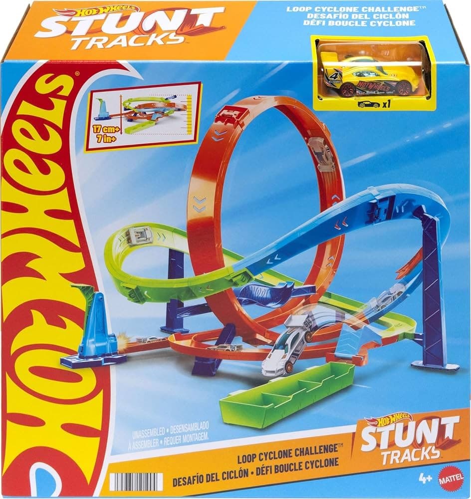 Hot Wheels Stunt Tracks Loop Cyclone – Carrefour