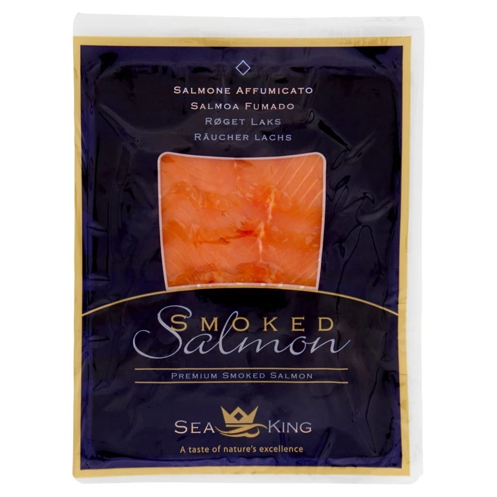 Salmone affumicato norvegese Sea King, 100 g – Il Gigante
