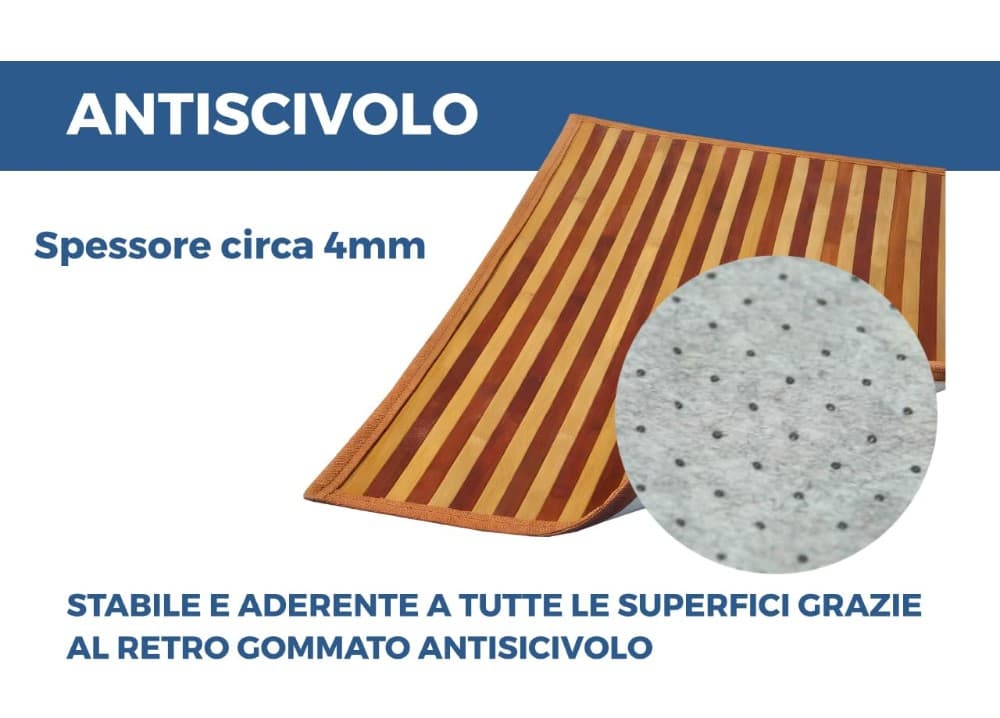 Tappeto bamboo degrade 50x75 cm in offerta da Maury's