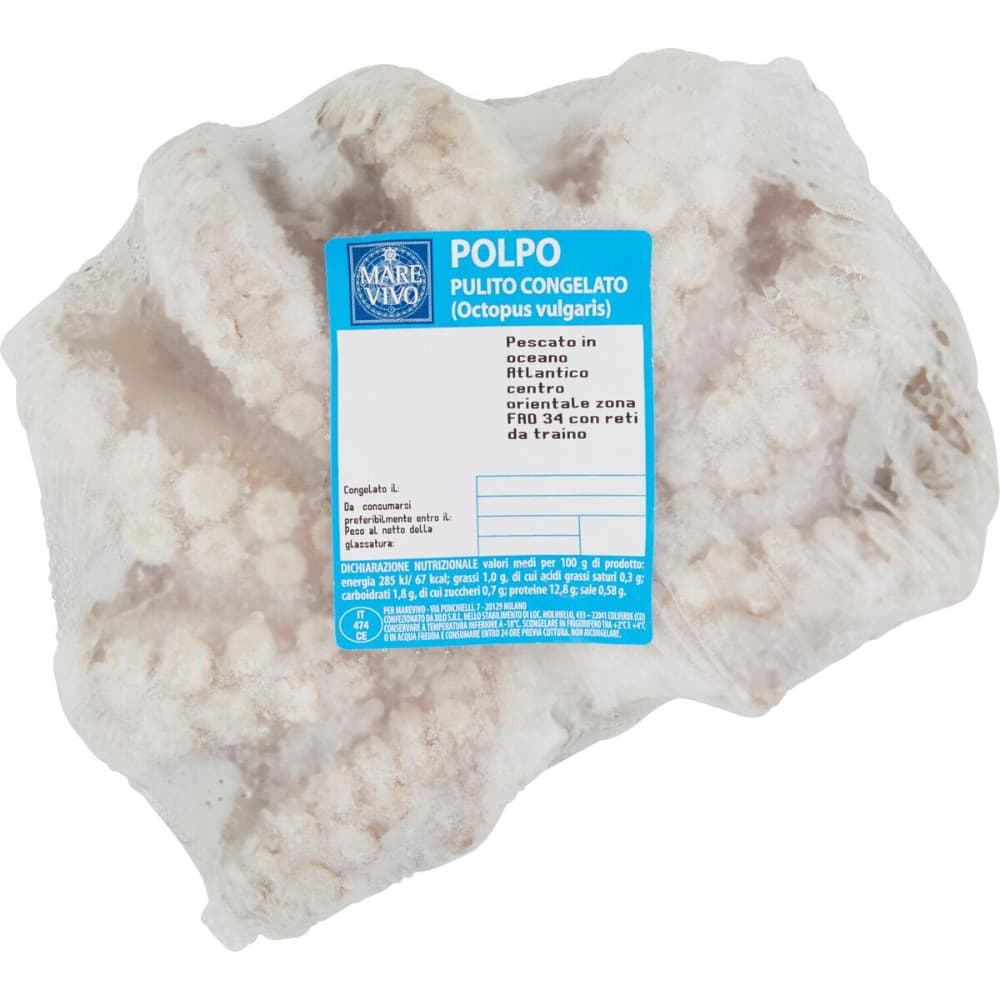 Polpo pulito congelato Marevivo in offerta da Iper La grande i