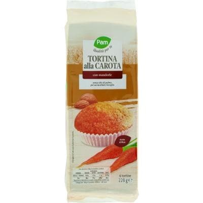 Tortina alla carota Pam, 6 pezzi, g 228 – Panorama