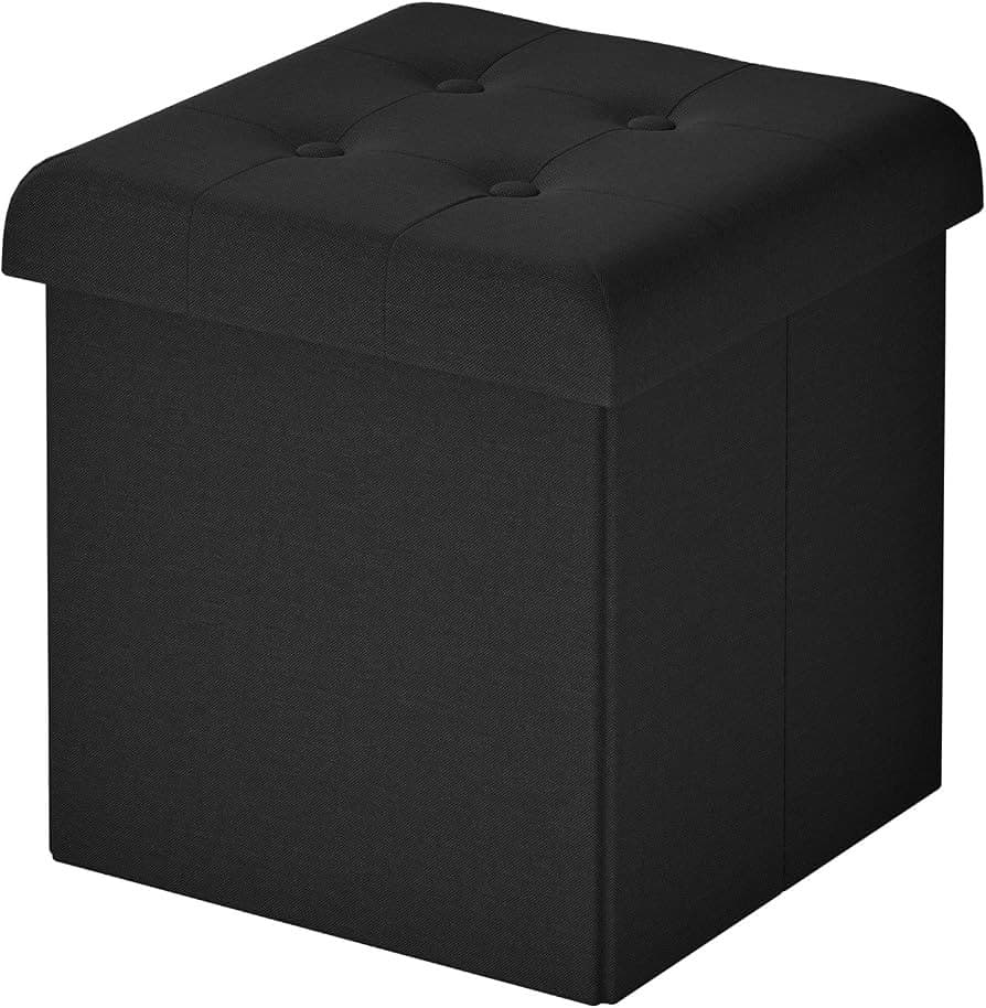 Puff contenitore con coperchio, cm 37,5x37,5x38 – Bennet