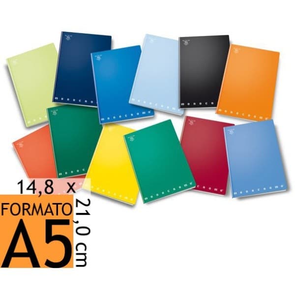 Quaderno monocromo A5 carta 80 g in offerta da Coop