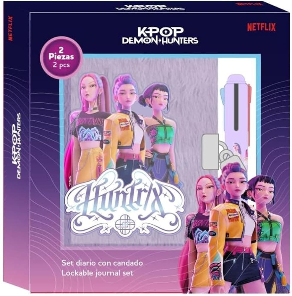 K-Pop Demon Set Diario con Lucchetto e Penna – Carrefour