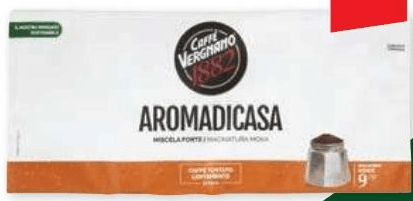 Caffè macinato Aromadicasa, 250 g x 4 Vergnano – Panorama