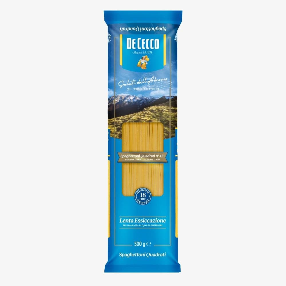 Spaghettini quadrati, mezzi rigatoni, pennoni rigati De Cecco, 500 g – Penny