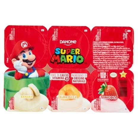 Merenda Supermario gusti assortiti 50 g x6 Danone in offerta da Iper La grande i