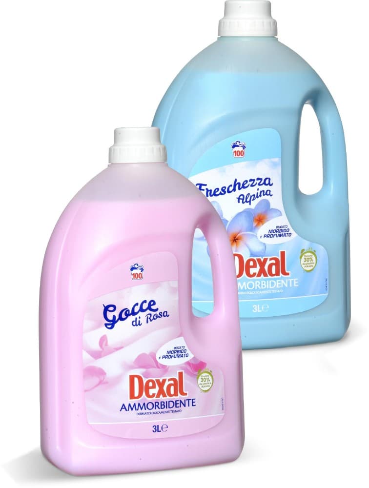Ammorbidente Gocce di Rosa / Freschezza Alpina, 3 l Dexal – Eurospin