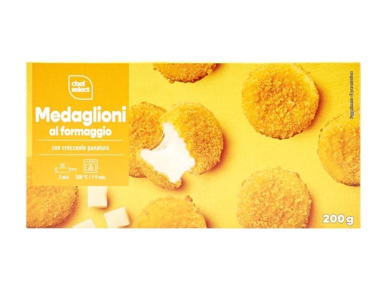Chef Select medaglioni al formaggio, 200 g – Lidl