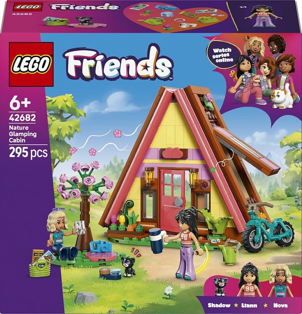 LEGO Friends Cabina Glamping nella Natura, 295 pcs – Carrefour