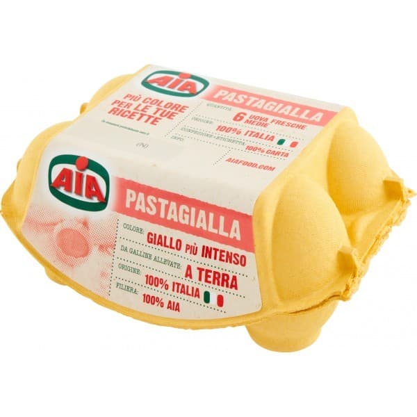 Uova Fresche Pastagialla, 6 pz 348 g AIA – Carrefour