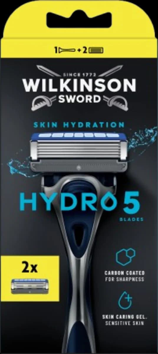 Rasoio Hydro 5, 1 manico + 2 lame – Bennet