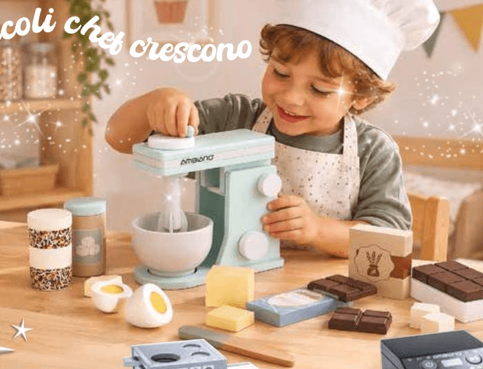 Elettrodomestici da cucina in legno, al set Toylino – ALDI