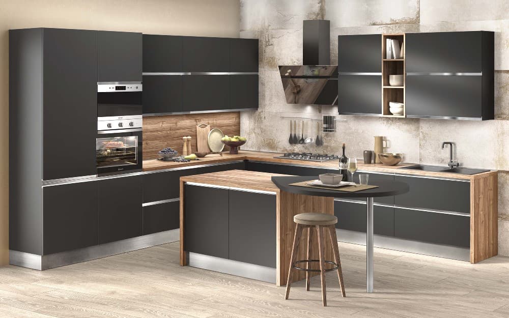 Cucina Nero Ingo Laccato Opaco – Mondo Convenienza