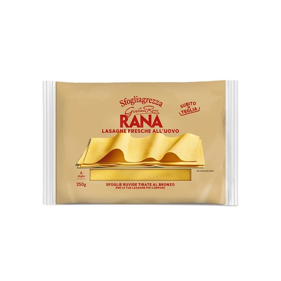 Pasta fresca per lasagne Sfoliagrezza Giovanni Rana, 250 g – Bennet