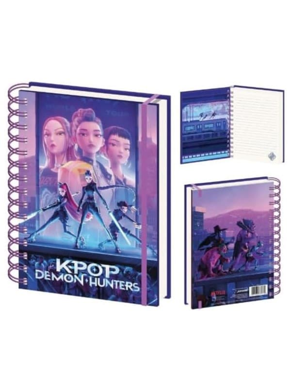 KPOP DEMON HUNTERS quaderno spiralato in offerta da Il Gigante